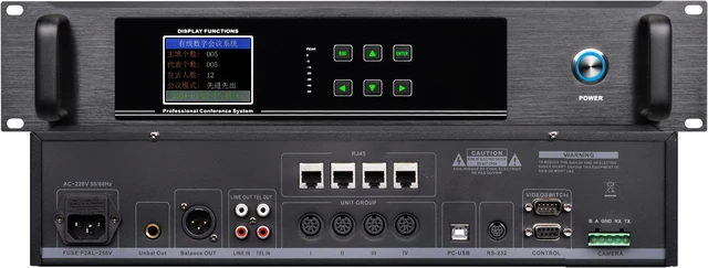 Wired Digital Conference System Controller