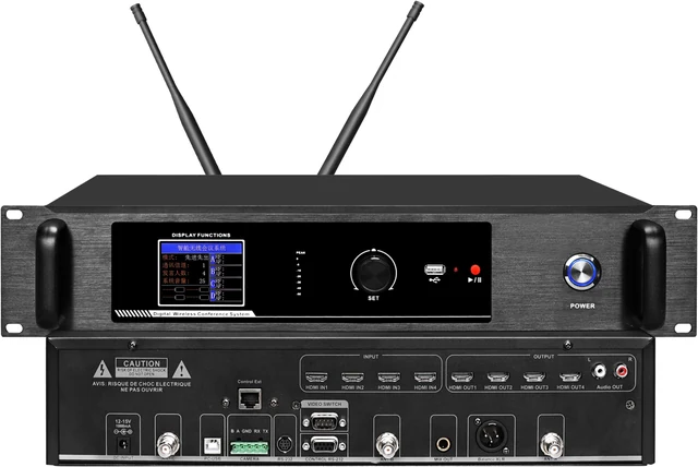 Wireless Digital Conference Host with HDMI Matrix